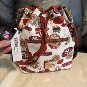 Brand new 49er Dooney and Bourke purse